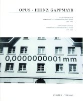 OPUS Heinz Gappmayr Band 3 OPUS Heinz Gappmayr Band 3